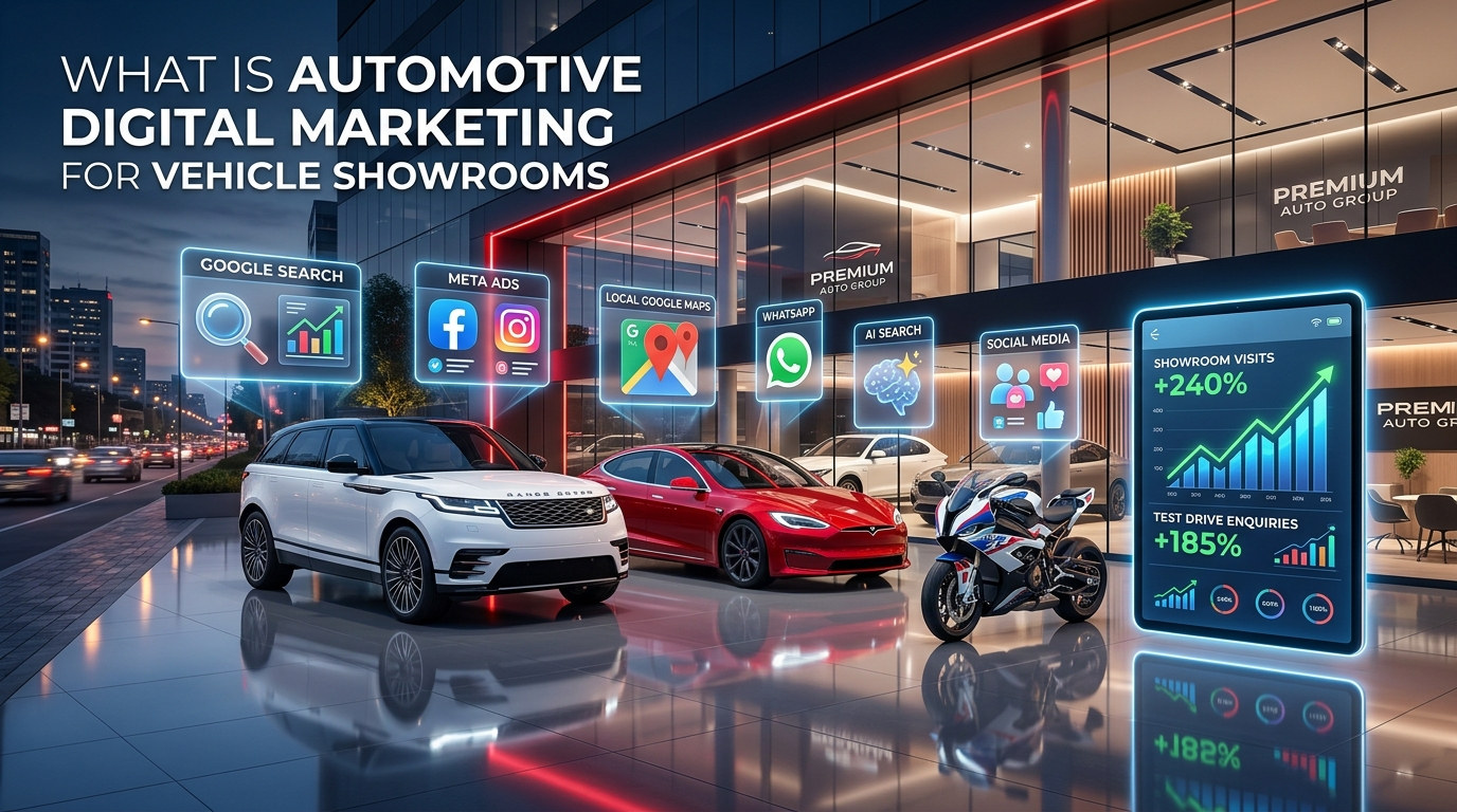 What Is Automotive Digital Marketing for Vehicle Showrooms?